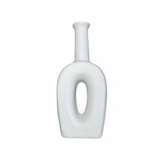 kermikinė balta vaza